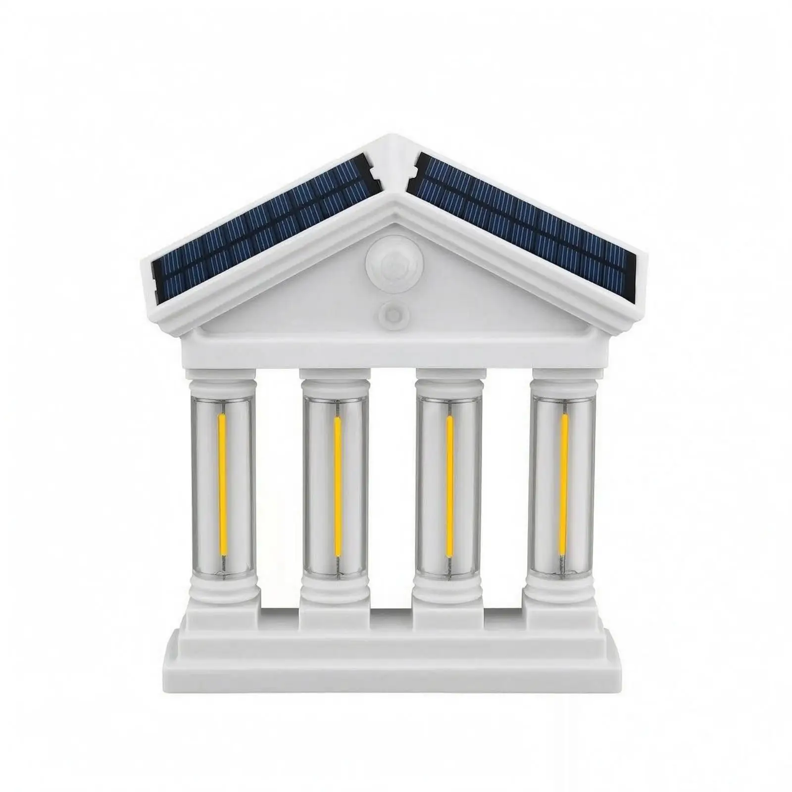 Solar-Powered Sconce Sconce Warm Yellow Radiance House-Shaped Wall Light Energy