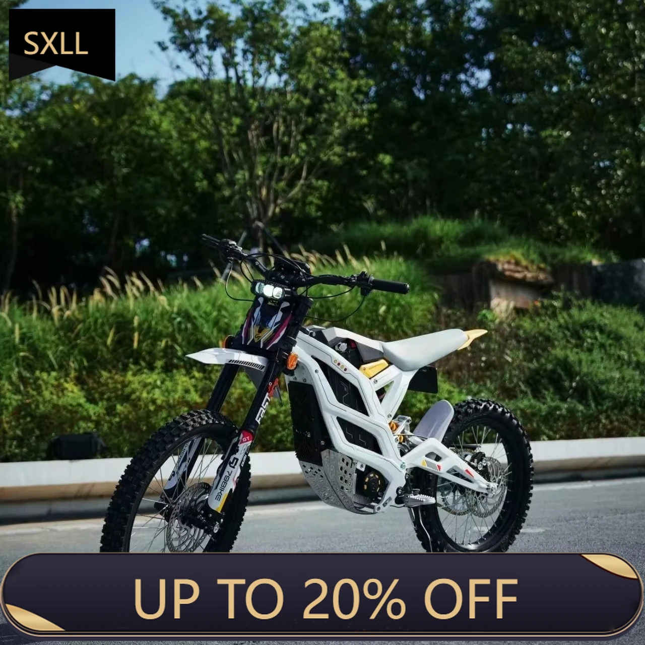

SXLL Falcon-GT Electric Off-Road Motorcycle 72V 95km/h 16.8 kW 610 Nm Torque, Lithium Battery, Aluminum Alloy Electric Motorcycl