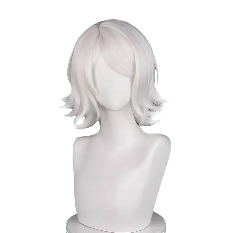 Juzo Suzuya Cosplay Wig 35cm Beige Short Scalp Heat Resistant Synthetic Hair + Wig Cap