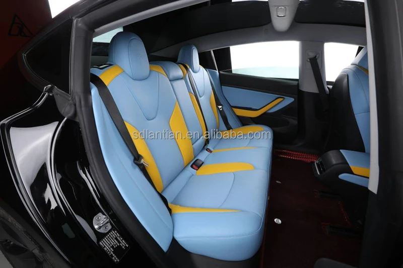 Customized Car Seat Accessories Leather Seat Covers Sports Car Seats for Tesla Model 3/ Model X/ Model Y