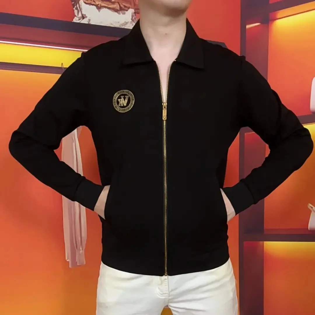 

Ele Мужской повседневный модный кардиган Long Sve Color, приталенный вязаный свитер с отложным воротником на осень