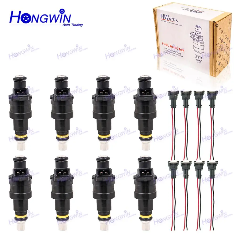 

8PCS Brand New Fuel Injector Nozzle & Wire For Chevrolet Camaro Iroc-Z Corvette Pontiac Firebird FJ680 57219 88864828, FJ10507