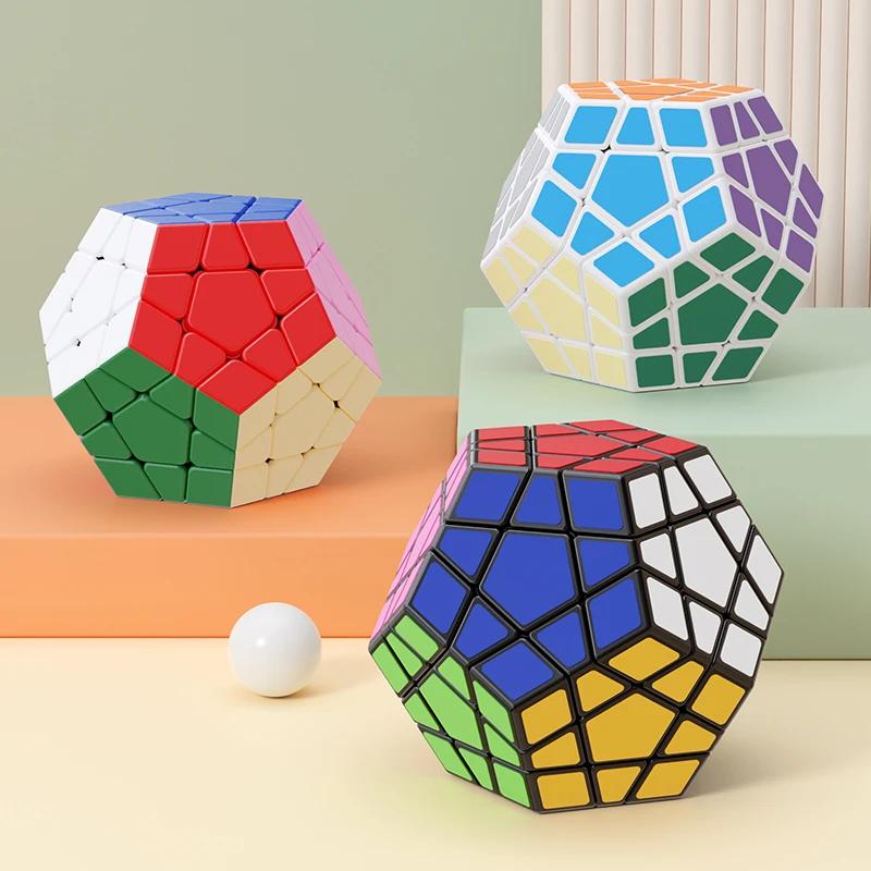 SENGSO-Megaminx Speed Magic Cube para crianças, Brinquedos Educativos Puzzle, Presente de aniversário para criança, Dodecaedro 3x3