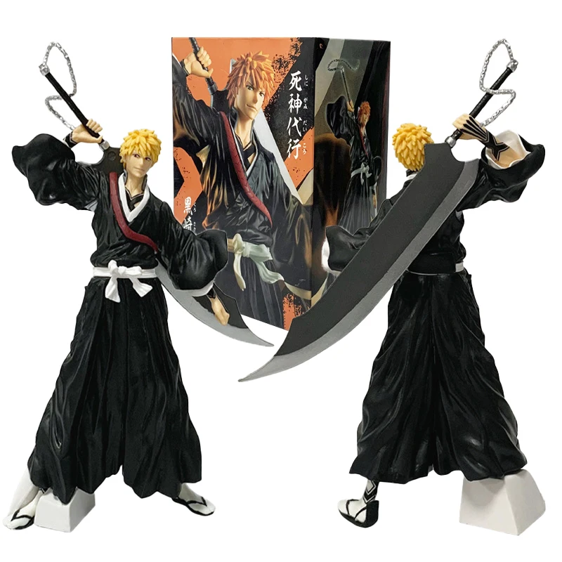 21cm Bleach Anime Figur Kurosaki Ichigo Actionfigur Aizen Sousuke/Hitsugaya Toushirou Figurine PVC-Modell Sammlerstück Geschenk