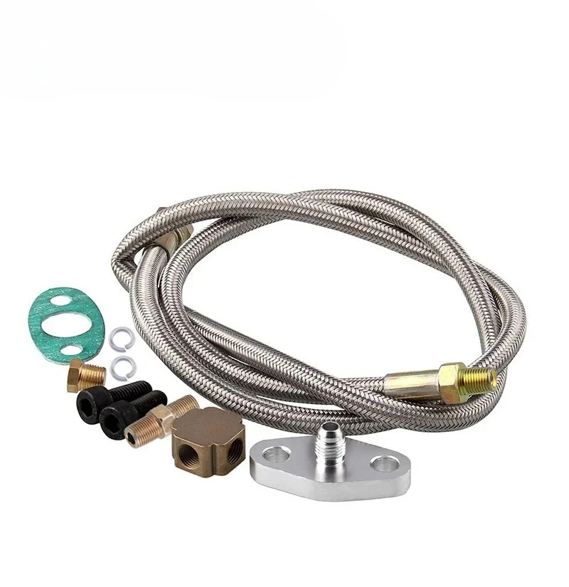 

Turbocharger aluminum turbine oil supply line oil inlet hose for T3 T4 T7 GT32 GT40 GT42 GT4294R GT4202R