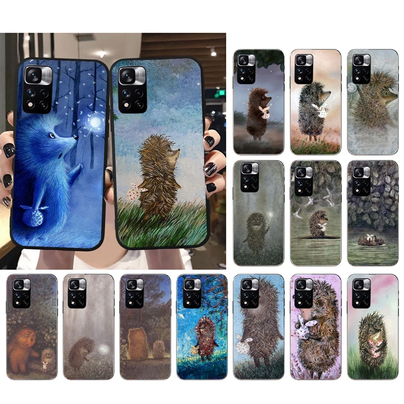 

Phone Case For Xiaomi Redmi Note 13 12 11 10 Pro 12S 11S 10S Redmi 10 13C 9C 10C Hedgehog in the Mist Case