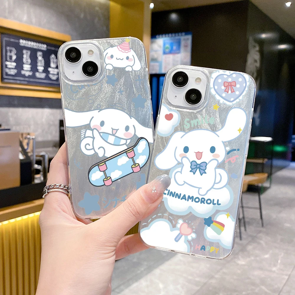 Baby Cinnamoroll Cartoon Phone Case FOR OPPO RENO 6 6Z 5 5F 5K F25 F23 F21 F19 F17 F11 F9 F7 K10 FINDX3 LITE S PRO 5G