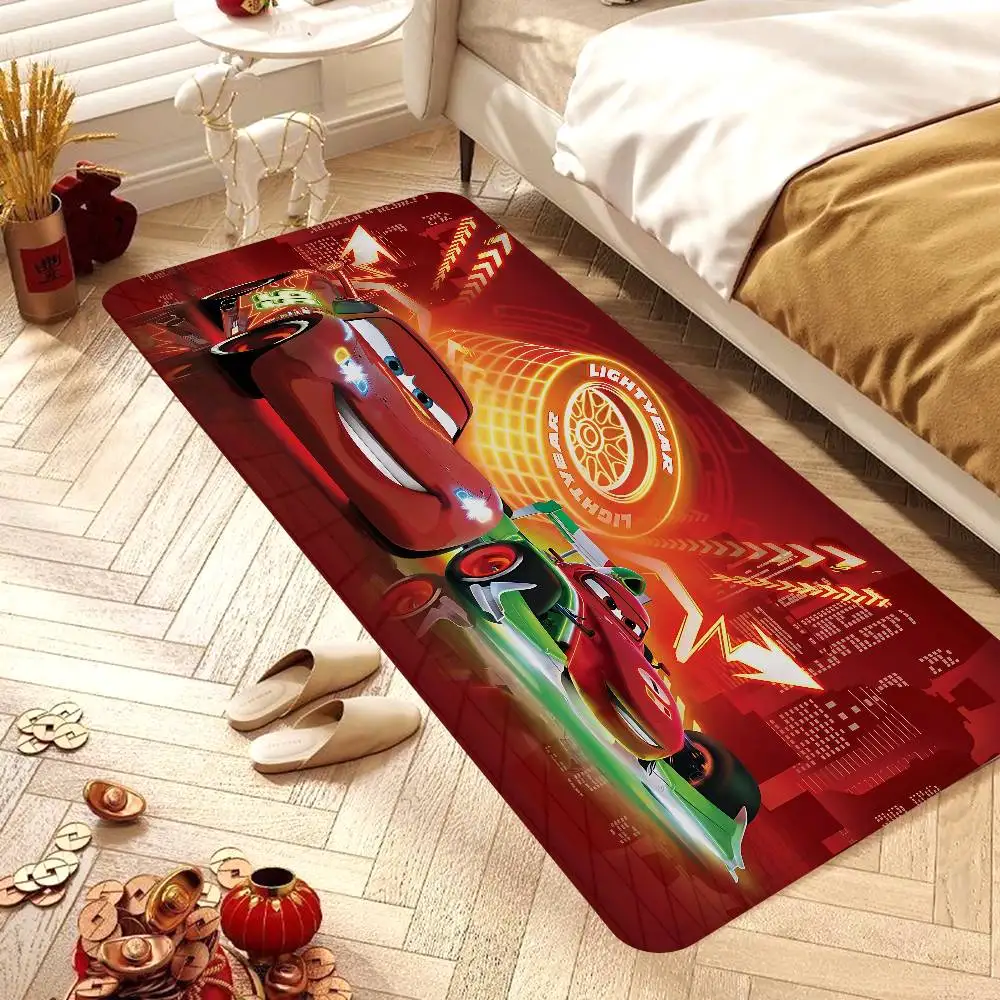 Cars Lightning Mcqueen Kitchen Mat Nordic Style Bedroom Living Room Doormat Home Balcony Anti-Slip Welcome Rug