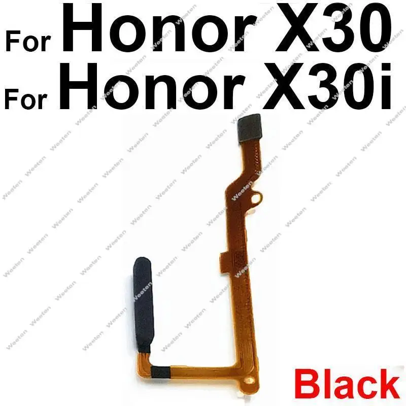 Power Fingerprint Sensor Flex Cable For Huawei Honor X20 X20Se X30 X30 Max X30i Home Key FingerPrint Sensor Flex Ribbon