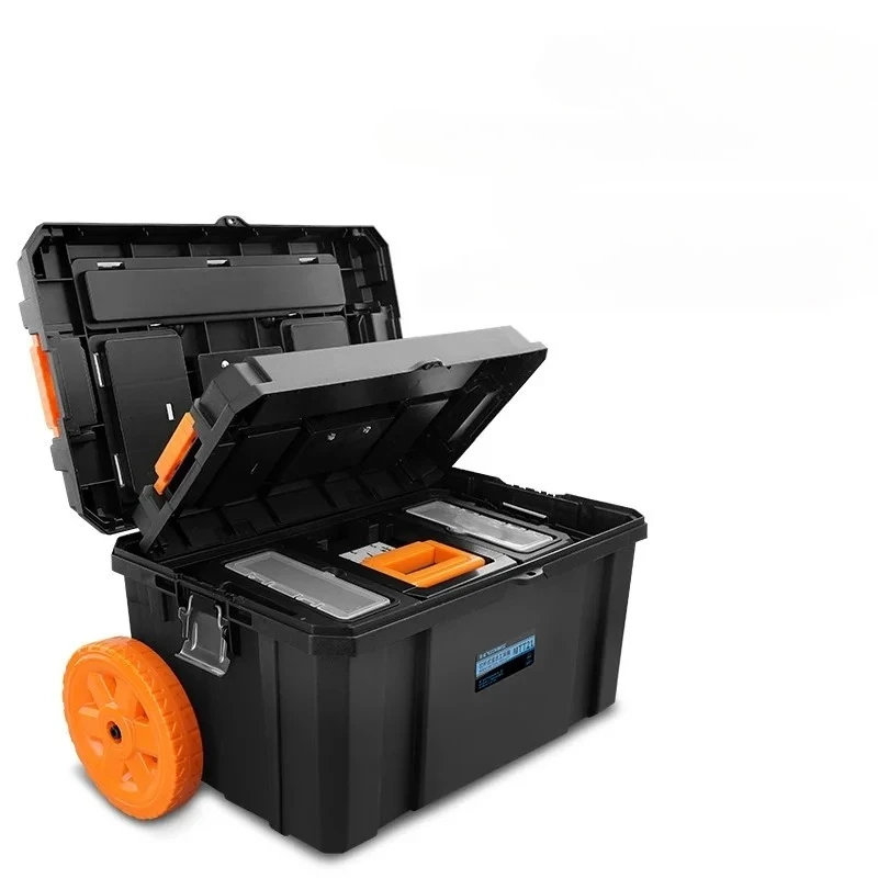 

Tool Organizer Case Boxes Heavy Duty Lockable Portable Steel Toolbox Tool Chest Organizer Cart Rolling Mechanic Storage