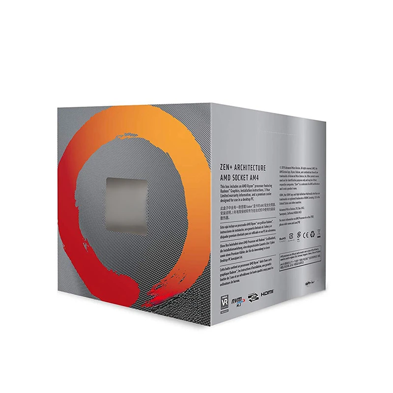 Generation Ryzen5 3400G processor 4 cores 4 threads 3.7GHZ AM4 interface boxed CPU