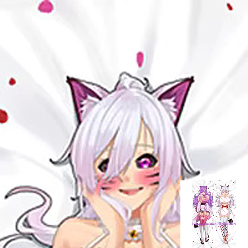 

Dakimakura Anime Pillow Cover PeachyKittyVR Double Sided Print 2Way Cushion Cover Xmas Gifts
