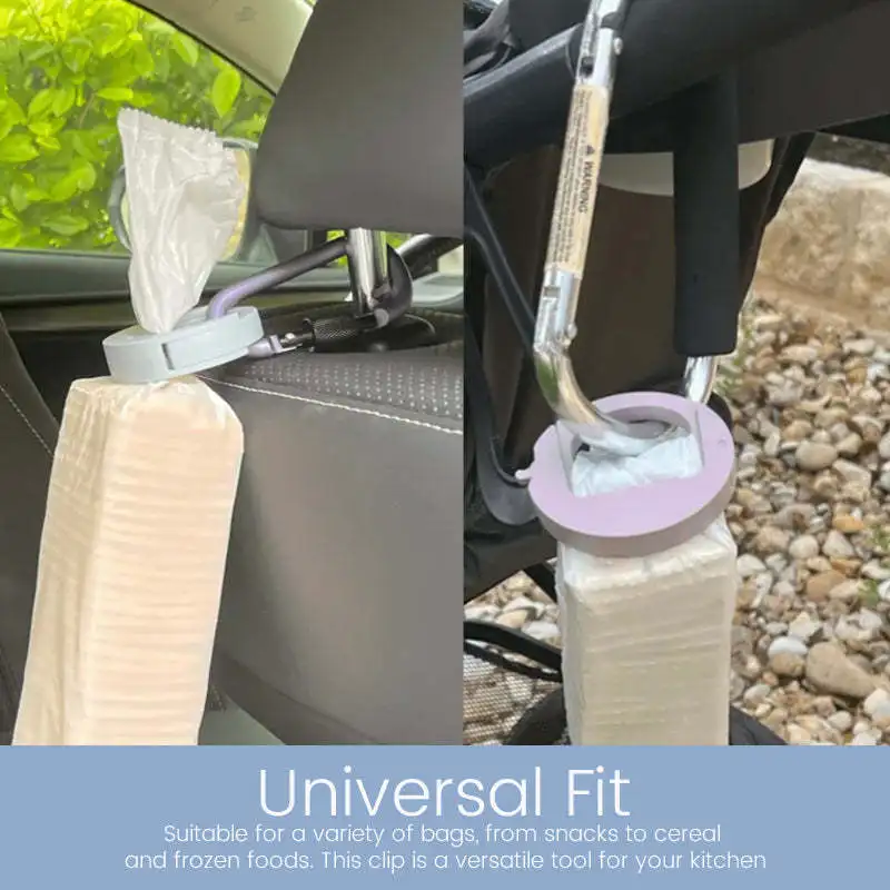 مشبك سدادة الأكياس البلاستيكية للاستخدام المنزلي، مشابك تخزين المواد الغذائية، السلامة، مقاوم للرطوبة، أجهزة غلق المطبخ الأساسية