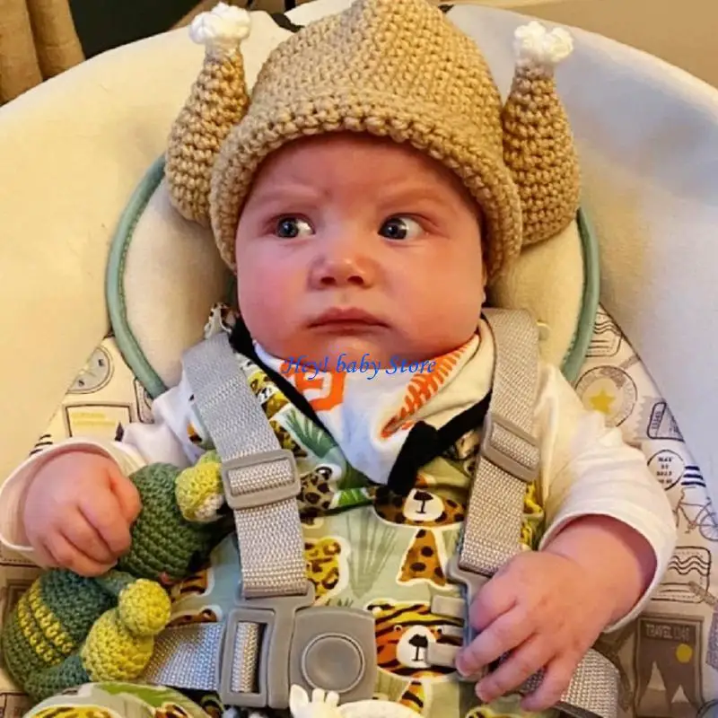 

Q1FE Sweet Roasted Turkey Hat Knitted Turkey Hat for Halloween Thanksgiving Christmas