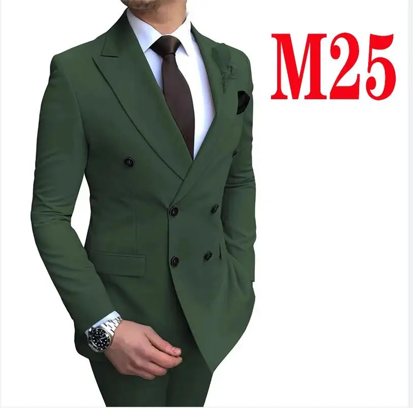 

M25 Custom Made Tailored Men'S Bespoke Suit Tailor Made Suits Custom Made Mens Suits Customized Groom Tuxedo Wedding Suit