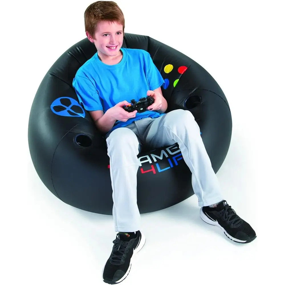 

Video Gaming Chair for Kids, Teens, Game Rooms, Family Movie Nights, Dorms, Parties