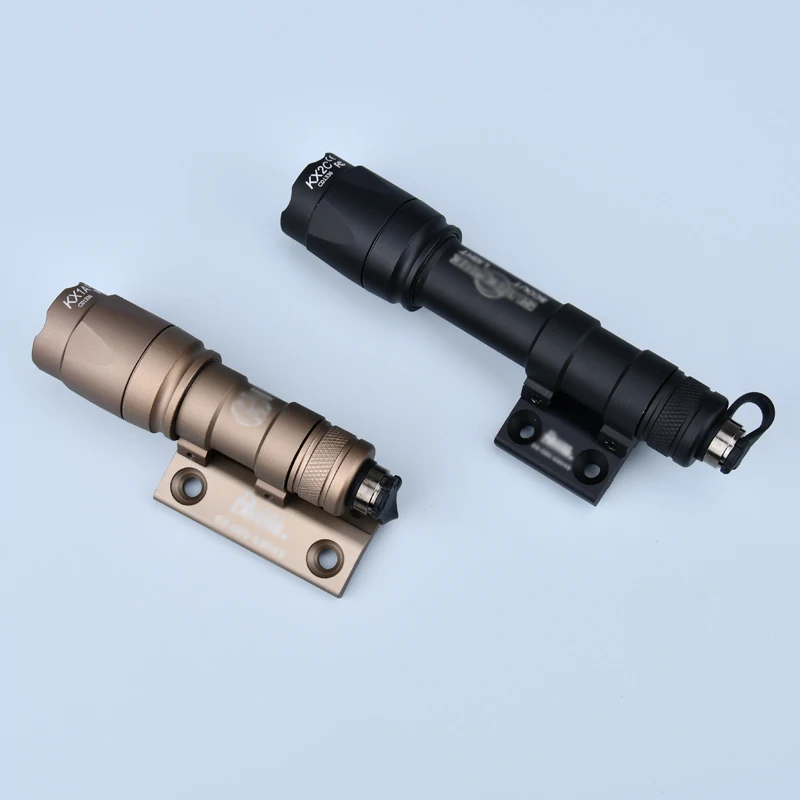 Tactical Airsoft DD Metal Base Fit Surefir M300 M600 Flashlight Keymod MLOK SMR Mount Weapon Hunting Light Mount Accessories