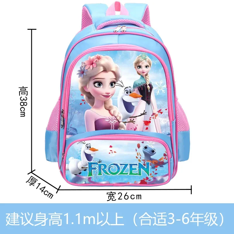 

Disney Mickey Mouse New Princess Travel Shoulder Bag for Boys and Girls Schoolbag Frozen Elsa Student Cartoon Backpack