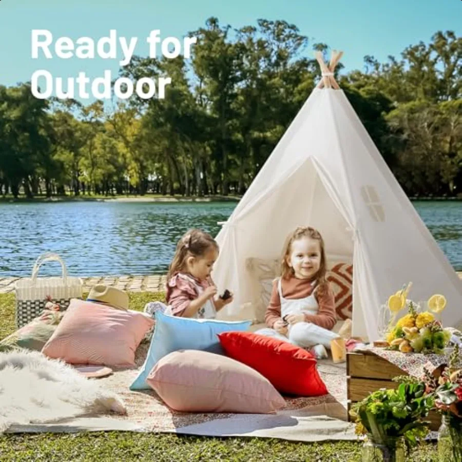 خيمة تيبي للأطفال لعب الخيام للفتيات والأولاد الهدايا مسرح للألعاب الداخلية والخارجية طفل ألعاب منزل للطفل المحملة تبول ل