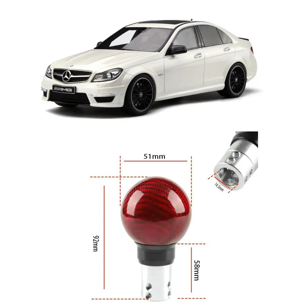 

Universal Modified Carbon Fiber Shift Knob For mercedes w203 w204 w168 w169 w245 w246 s204 cl203 a209 c209 w414 w639 w638