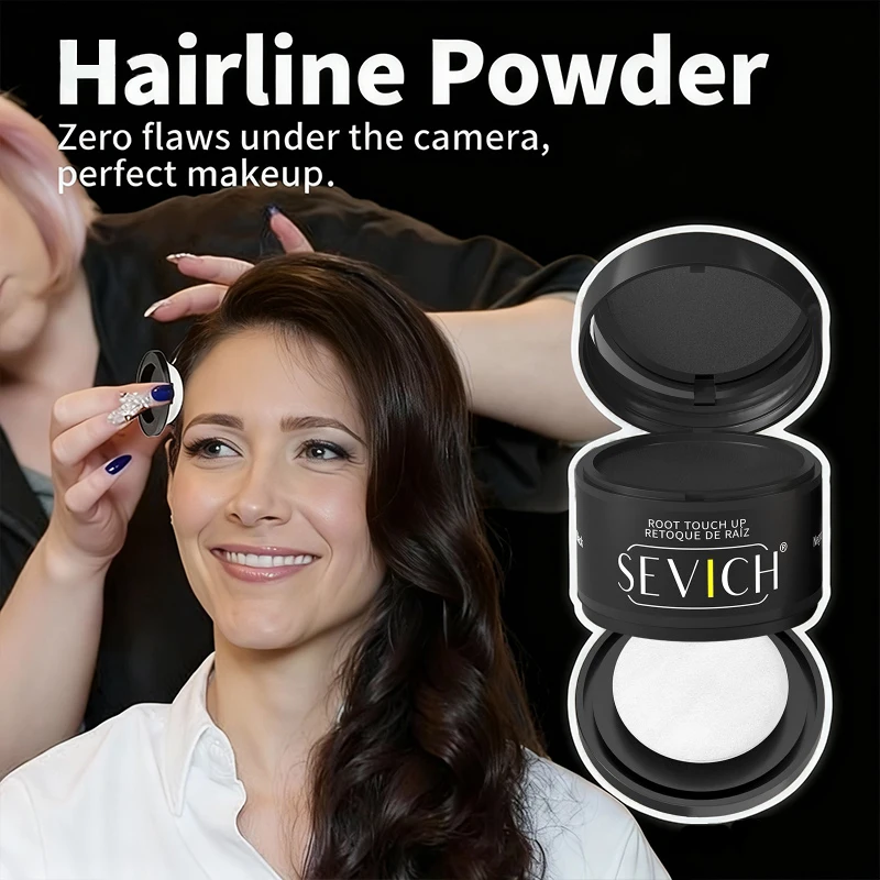 مسحوق خط الشعر، مسحوق الظل الكنتوري، مسحوق الجذر الذي يعمل باللمس، طبيعي فوري مقاوم للماء، تغطية خافي عيوب البشرة #1