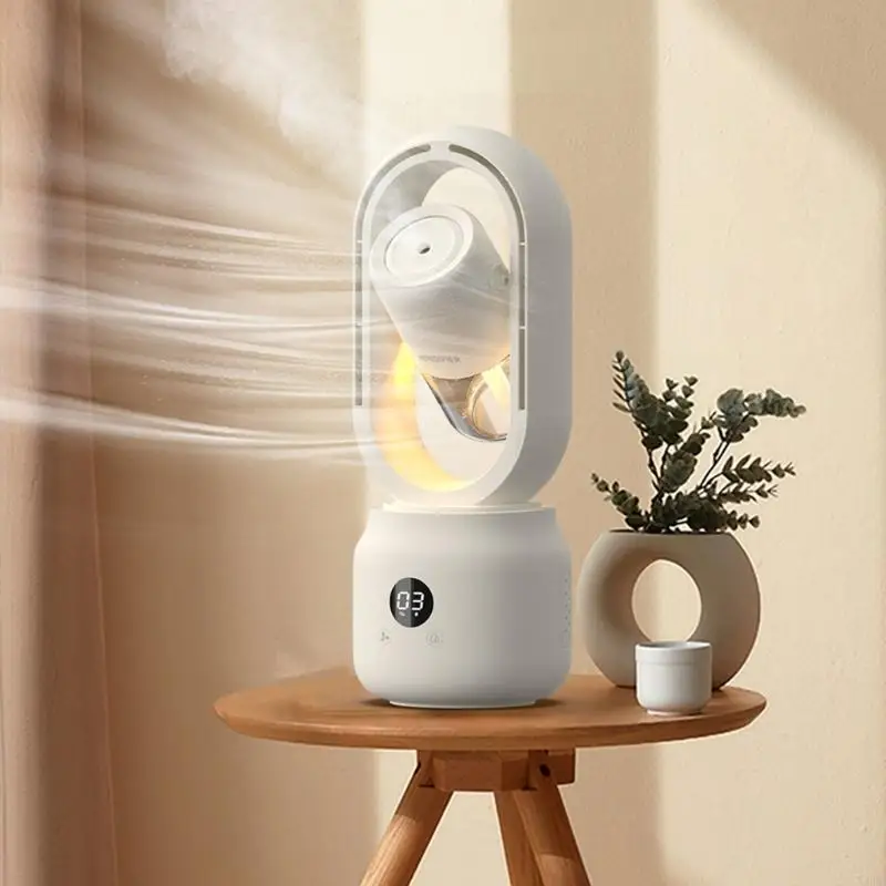 L8RE محمولة مكيفات الهواء الصغيرة مروحة الطاولة المحمولة مع 3 سرعات الرياح مكيف الهواء الشخصي لمكتب غرفة المنزل