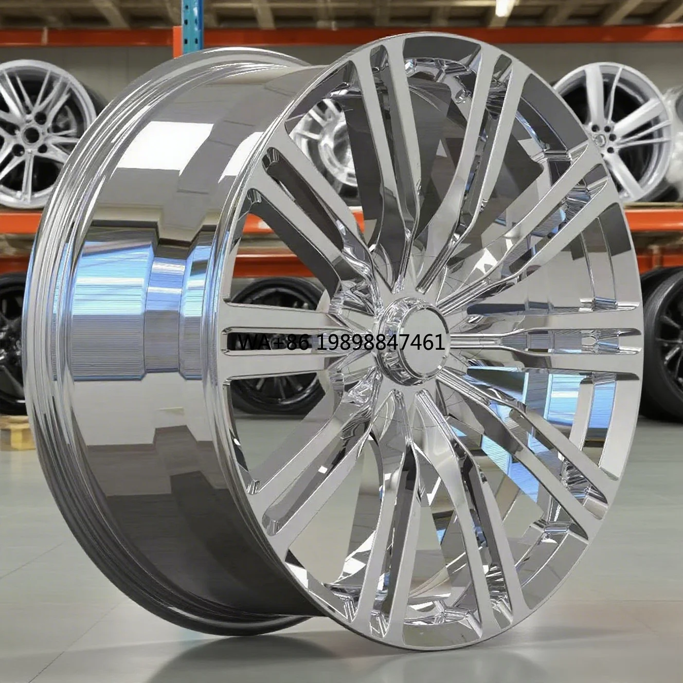 

New Custom Alloy Forged 24x12 24x14 17 18 20 22 24 Inch 5*114.3 4*98 6*1139.7 Silver Polishing Rims for Passenger Car Wheels