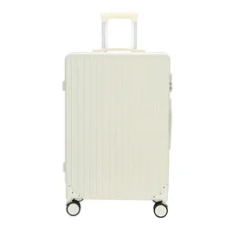 (004) Luggage trolley suitcase 20 inch personalized wheel 24 password leather suitcase