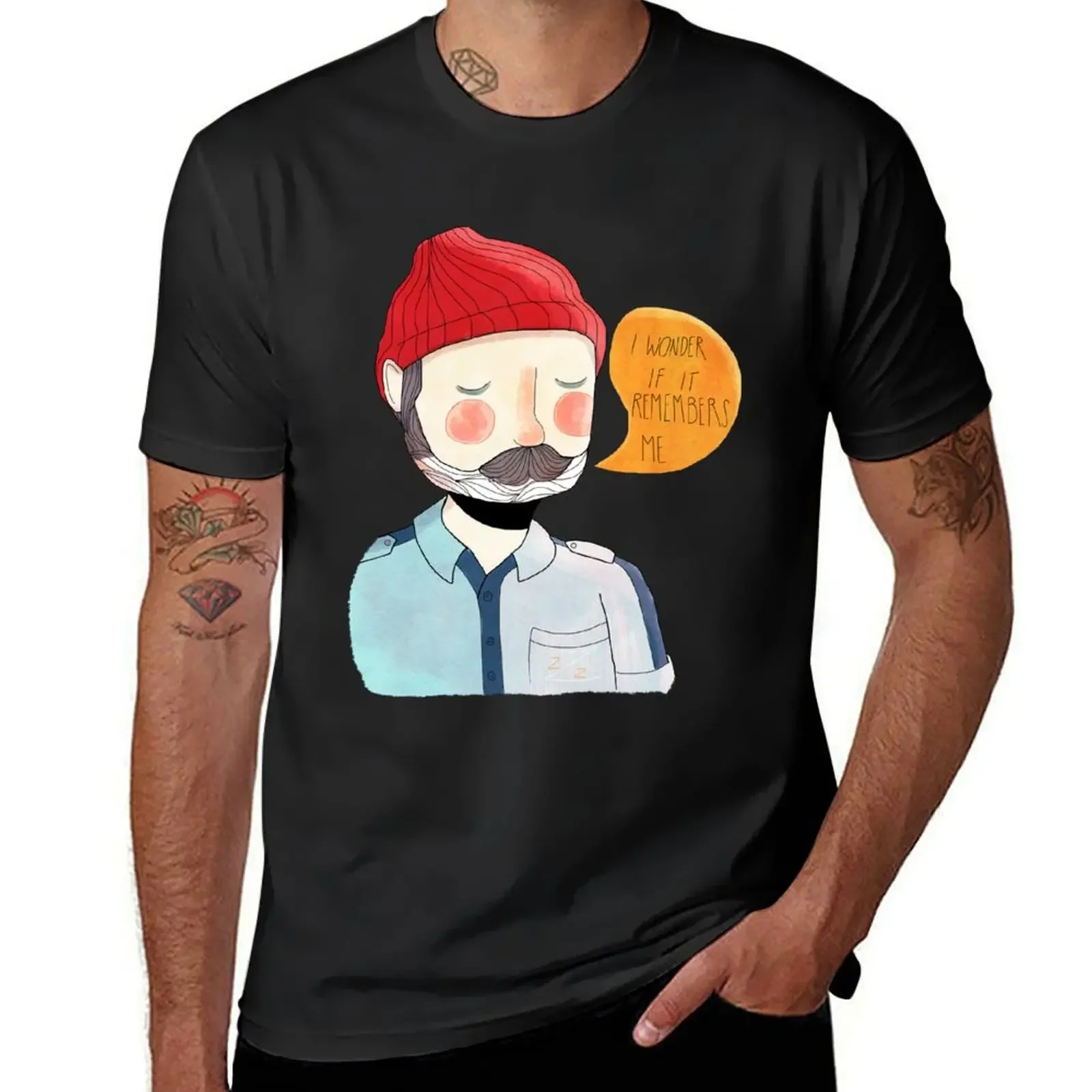 

I Wonder If It Remembers Me T-Shirt boys whites summer 2025 funny gifts Men's clothing