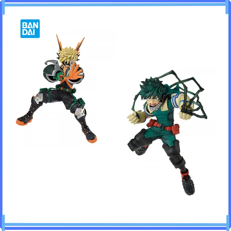 In Stock Original Bandal Lchiban Midoriya Izuku Bakugou Katsuki Anime Action Figure Model Boxed Toy Gift Genuine