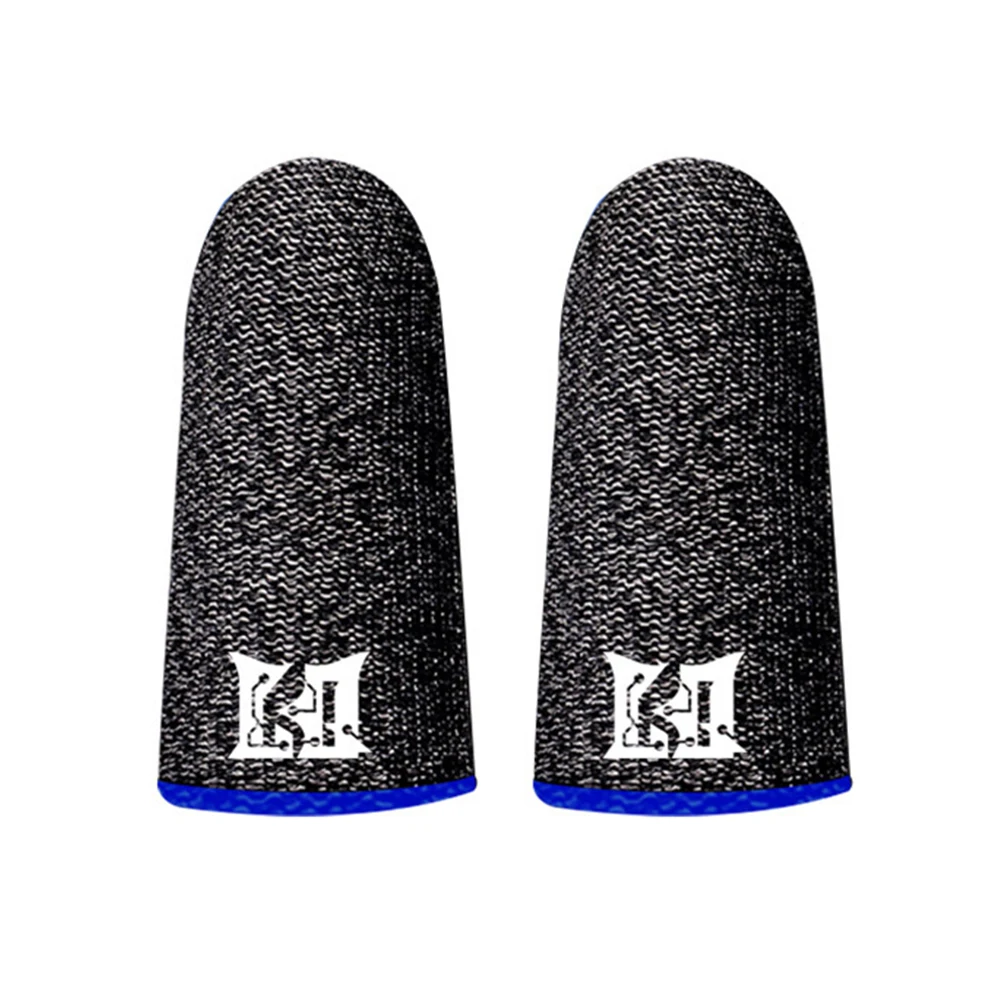 1 زوج إصبع كم ل PUBG فنجر غطاء تنفس أذرع التحكم في ألعاب الفيديو شاشة تعمل باللمس مضيئة برو الألعاب الإبهام قفازات