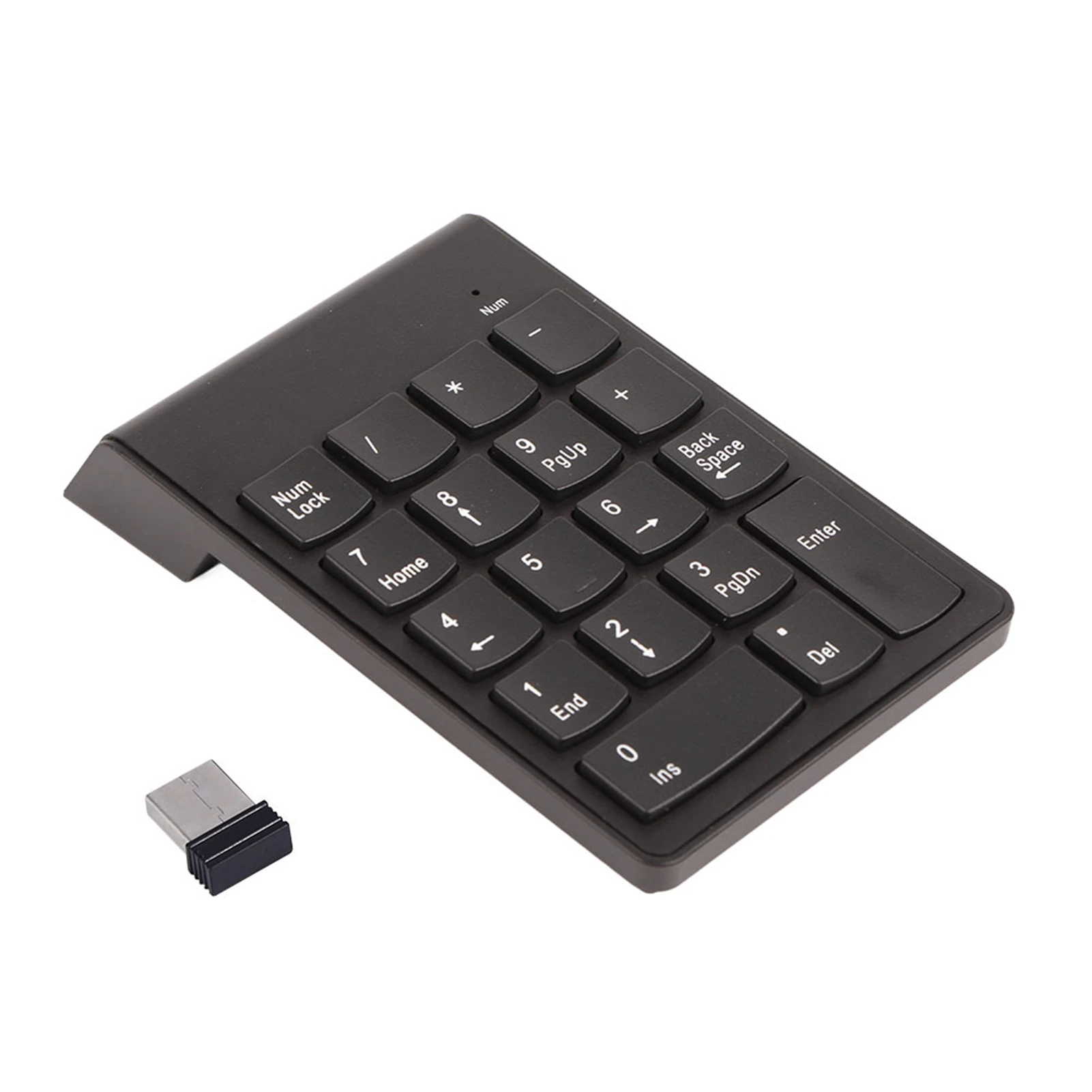 Universal 2.4G Wireless Ultra Slim Numeric Keypad 18 Keys With Mini USB Receiver Auto Sleep Mode Number Pad Lightweight New Pro