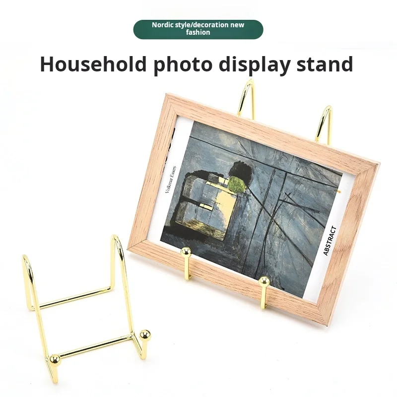 

1PCS Iron Art Photo Display stand Home Photo Frame Stand Simple Mobile Phone Tablet Metal Stand Decorative Stand Accessories