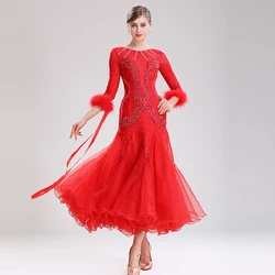 New Modern Ballroom Dance Competition Dresses Standard Waltz Dancing Clothes Tango Costumes