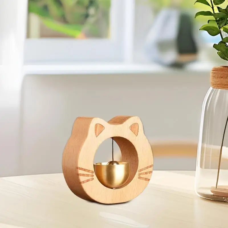 Katze Türklingel Tier Form Windspiel Magnetische Tür Öffnung Türklingel Kühlschrank Dekoration Katze Glockenspiel Glocke Für Hause Eingang