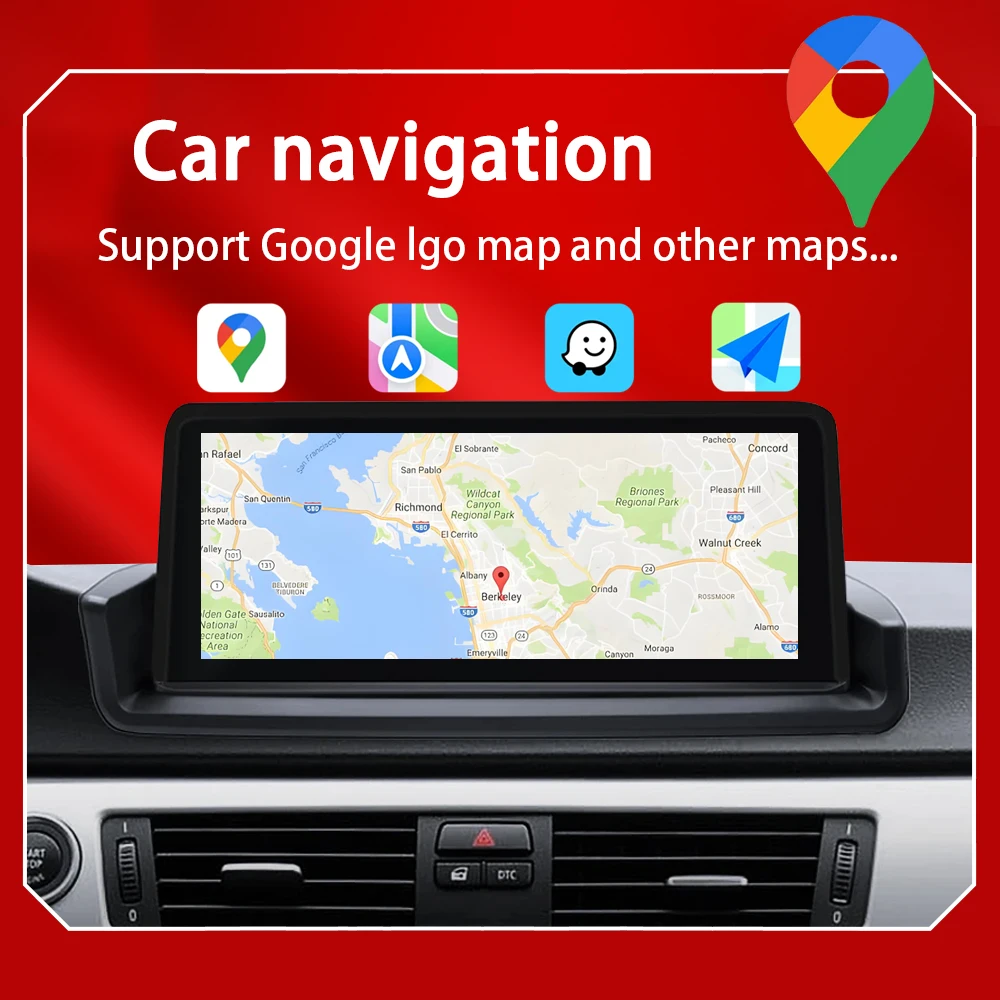كوالكوم Snapdragon665 6125 Android14 لسيارات BMW 3series E90 E91 E92 E93 مشغل فيديو السيارة الوسائط المتعددة راديو GPS CarPlay اللاسلكي