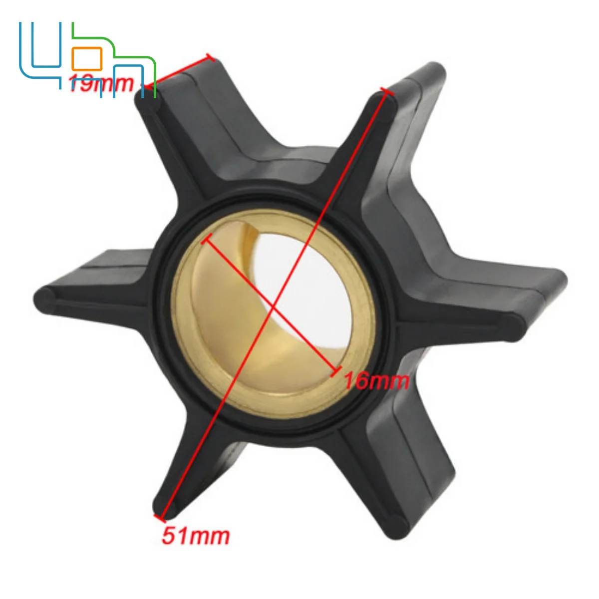 395289 Outboard Water Pump Impeller For  Johnson Evinrude OMC Engine 14 20 25 28 30 35 HP 395289 395265 388702