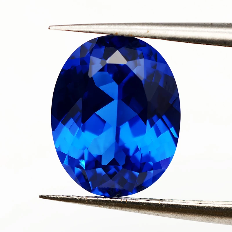 

New Blue Cobalt Spinel Oval Shape Loose Gemstone Diamond for Jewelry Making
