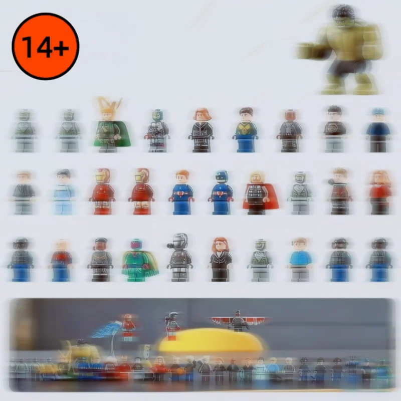 

Строительные блоки «Мстители», мини-куклы супергероя, фигурки, модель, кирпичи, орнамент, игрушки, детские подарки на день рождения, Рождество, домашний декор