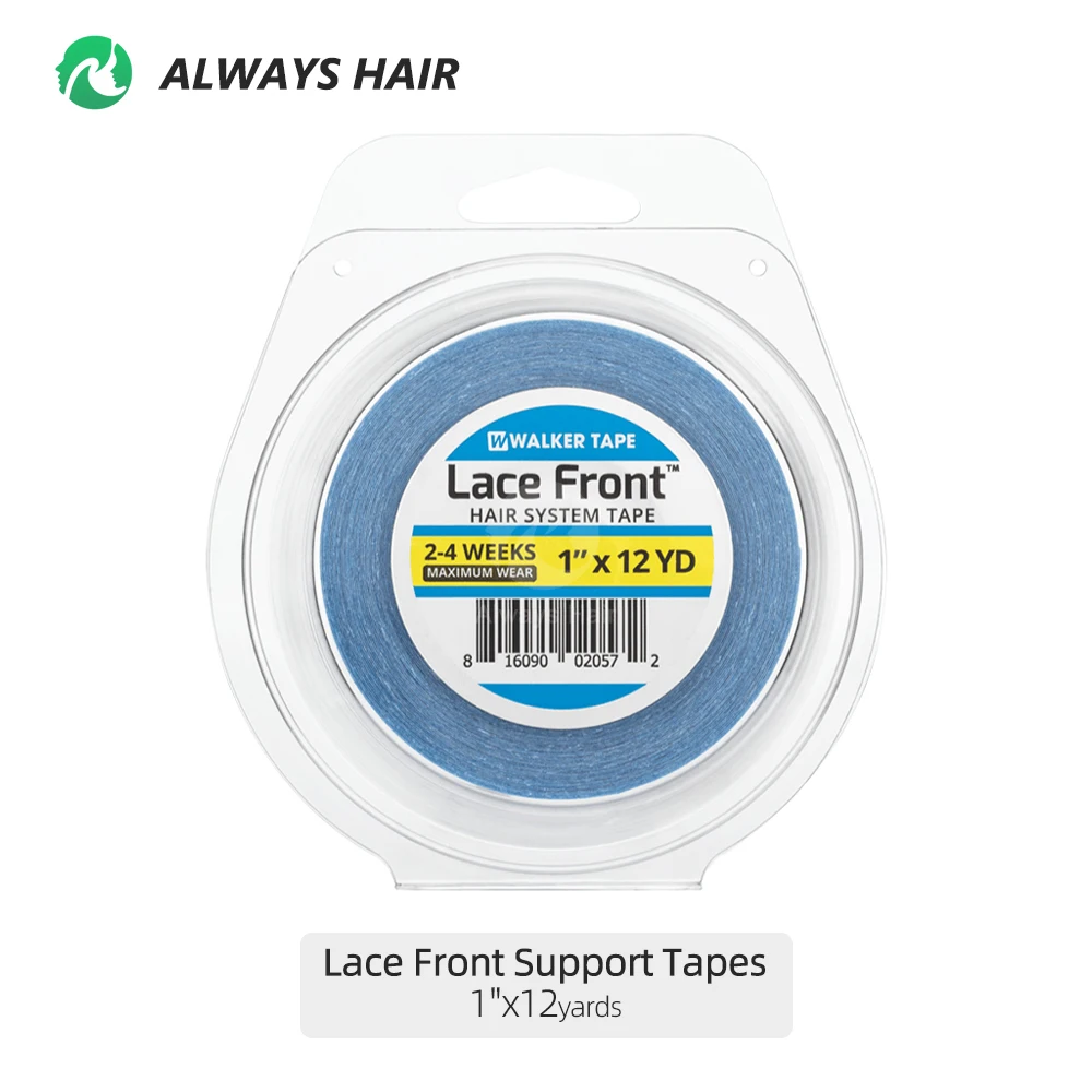 12 Yard Lace Front Double-sided Adhesive Tape for Lace Wig Blue Line Tape Roll for Hair Toupee Sysetm 1