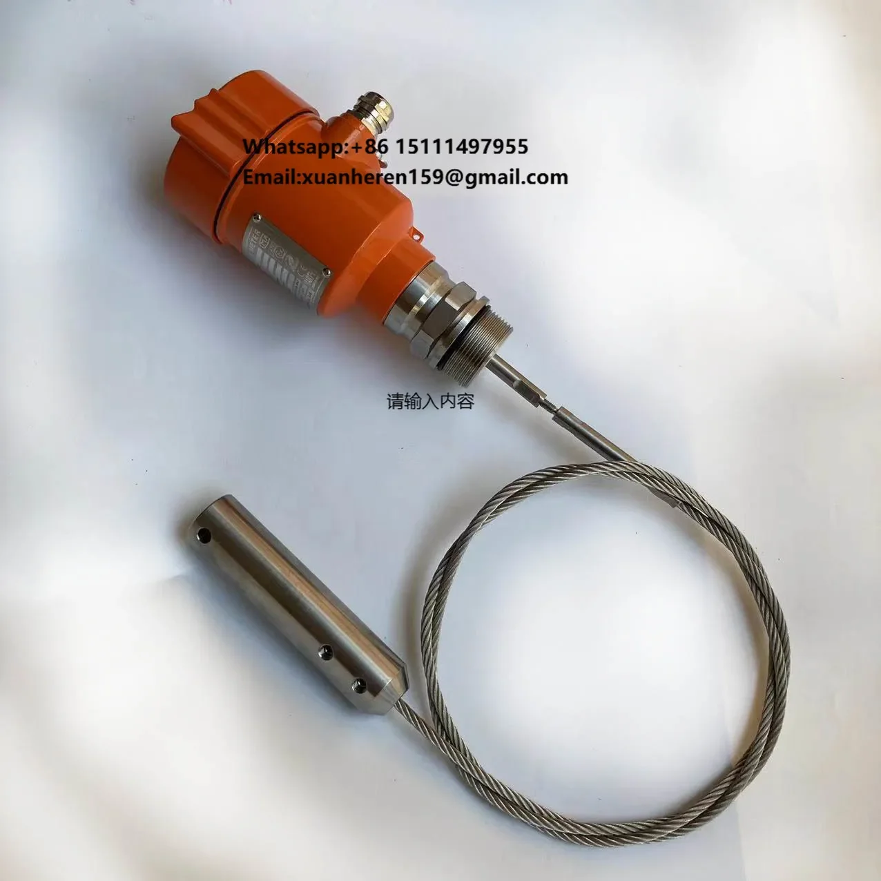 Guided Wave radar Level Gauge High Frequency radar Transmitter Sensor Liquid Water 26 Ghz Measuring Tool Silo Level Sensor