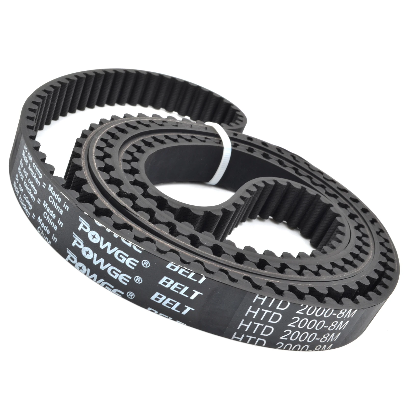 POWGE HTD 8M Timing belt Lp=1880 1888 1896 1904 1912 1920 1928 1936 1944 1952 1960 1968 1976 1984 1992 2000 Width 15-85mm Rubber