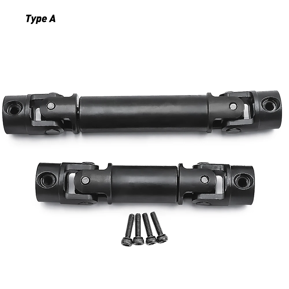 Eixo de transmissão YEAHRUN-aço, junta CVD para TRX-4M, Bronco Defender, 1:18 RC Crawler, peças de atualização do modelo do carro, 1 par