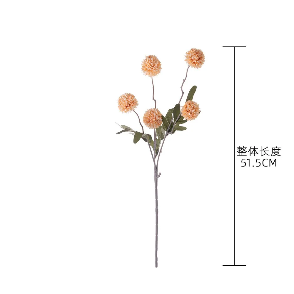 

INS style dancing dandelion artificial flowers and green plants wholesale wedding decorations