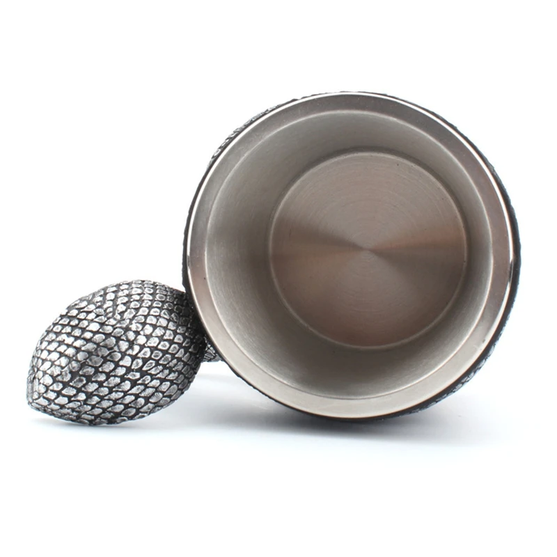 كوب بيرة BAAG-Viking Style، كوب شرب معزول على الحائط مزدوج، داخلي معدني، مثالي للمشروبات الساخنة والباردة