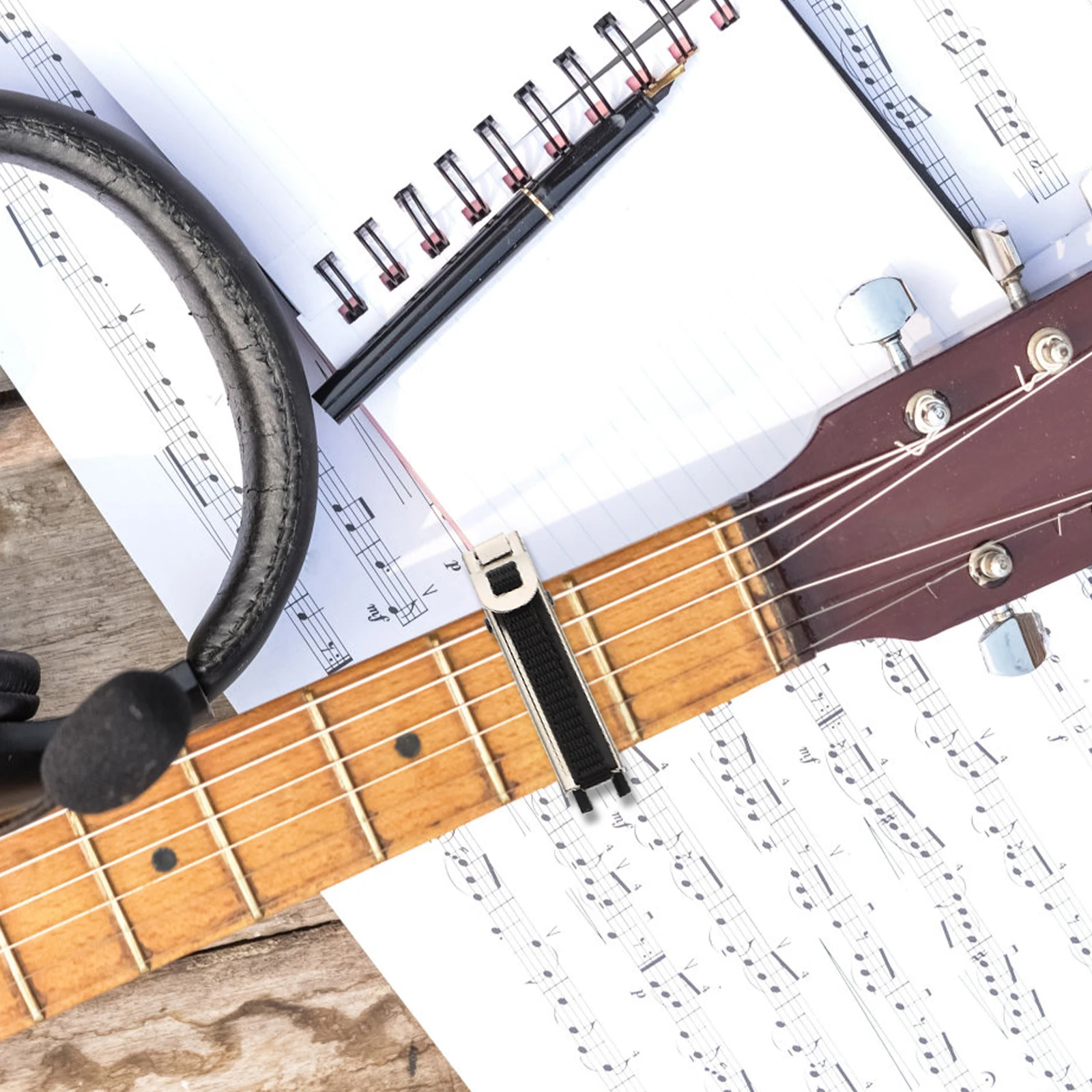 

Guitar Accessories Ukulele Tone Changer Clip for Acoustic Electric Guitar Banjo Mandolin Durable Plastic Black Musical