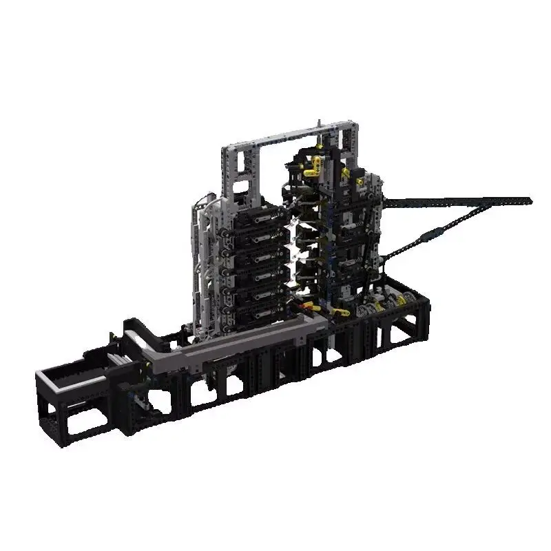 

GBC Invisible Lift Sports Device Building Block DIY Assembly Bricks MOC Science Educational Collection Toy Birthday Gift 3148PCS