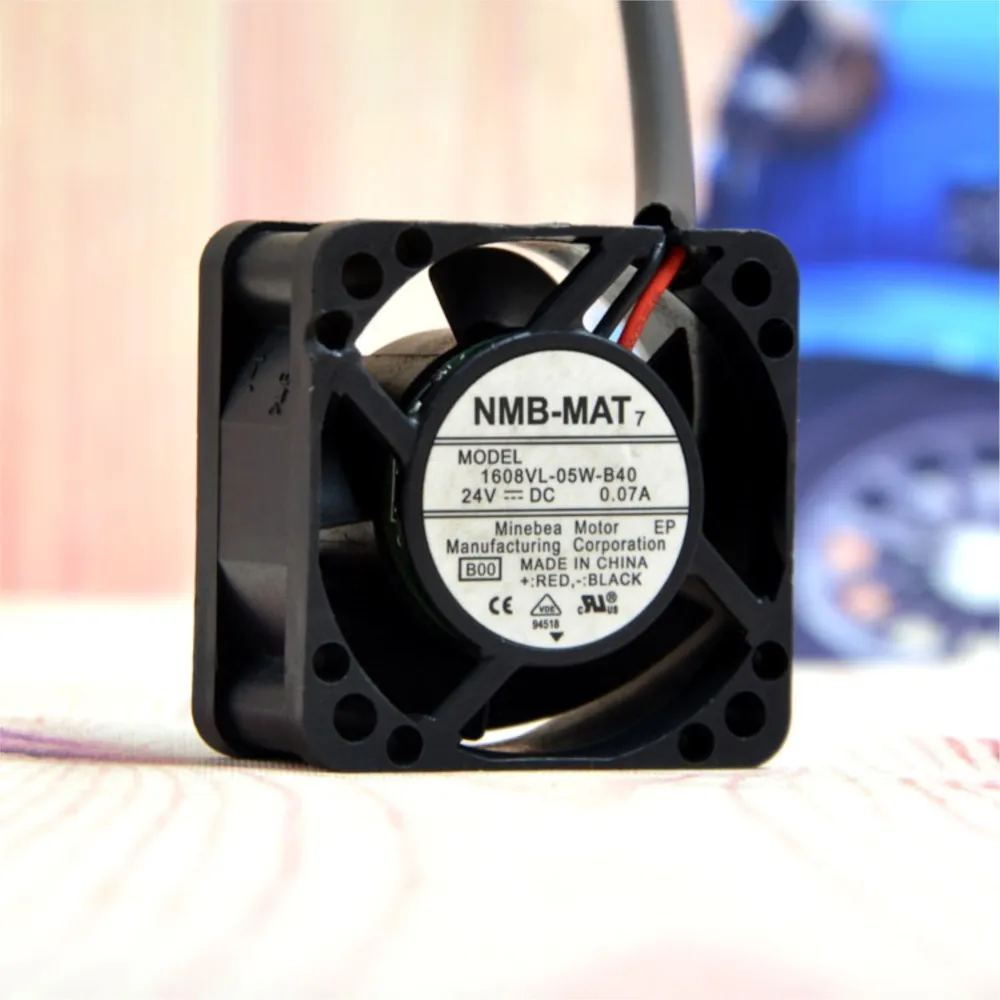 مروحة 40 مم لمحولات طاقة التبريد 1608VL-05W-B40 24V 0.07A 4020 وأنظمة UPS والمعدات الصناعية