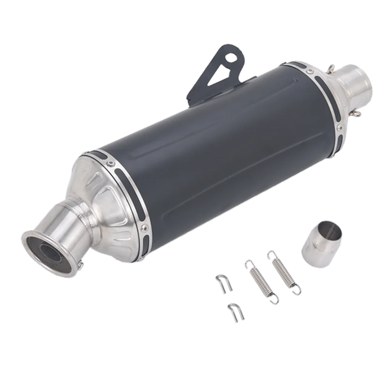 460Universal 51mm Motorcycle Exhaust Muffler Escape Moto With Removable DB Killer For  PCX125 XJ6N Z900 CBR500R R6 R3 R1 ZT125