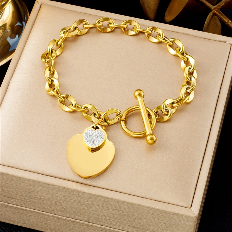 New Heart Cz Bracel… - image